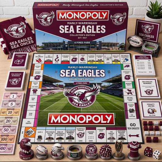 Premium NRL MWSE Monopoly Collector Edition Board Game