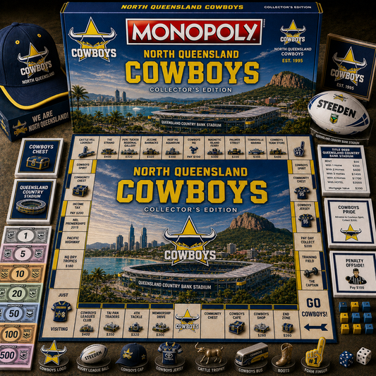 Premium NRL NQC Legacy Monopoly Collector’s Edition Board Game V2