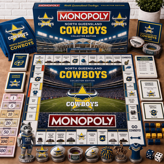 Premium NRL NQC Monopoly Collector Edition Board Game