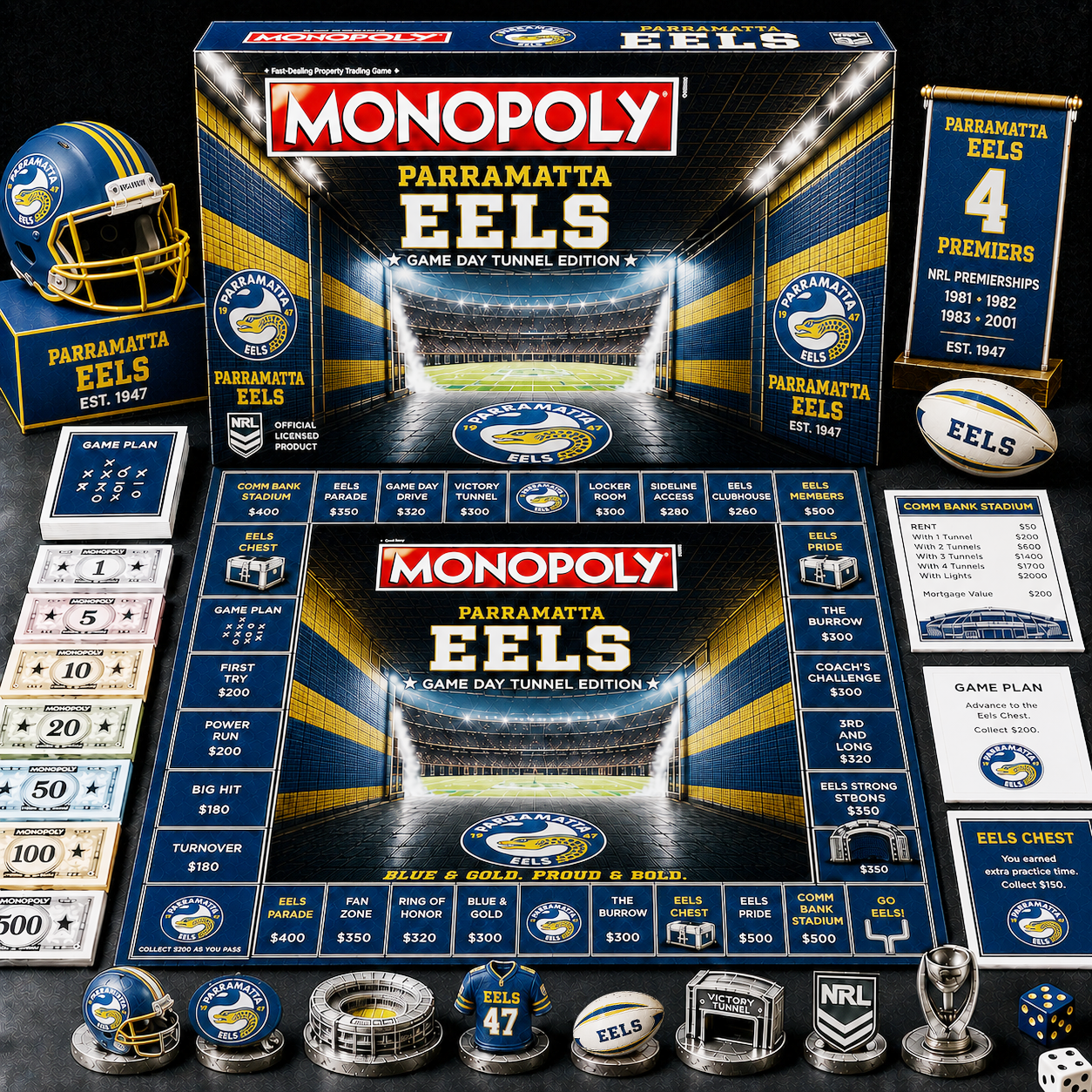 Premium NRL PE Game Day Tunnel Broad Game V8