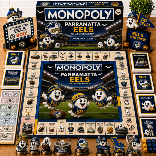 Premium NRL PE Halloween Ghost Monopoly Collector’s Edition Board Game V6