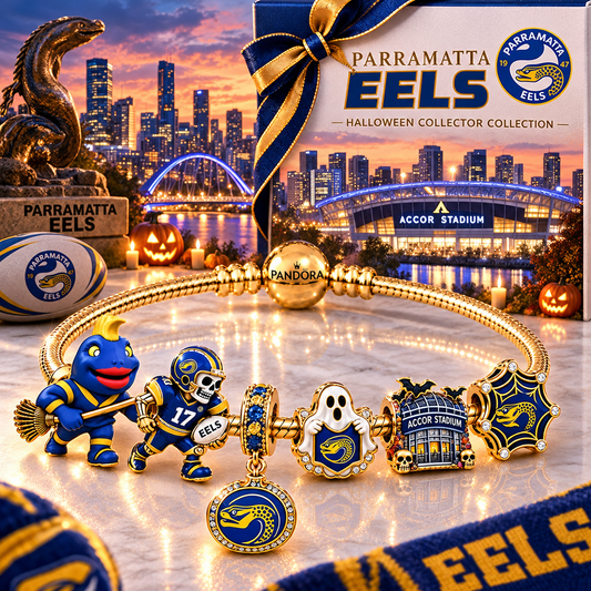 Premium NRL PE Halloween Gold Charm Bracelet Set V4