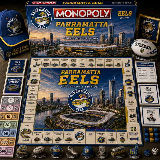 Premium NRL PE Legacy Monopoly Collector’s Edition Board Game V2