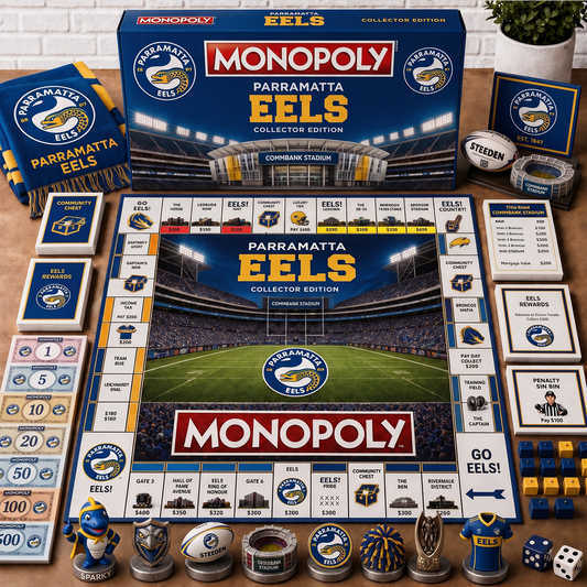 Premium NRL PE Monopoly Collector Edition Board Game