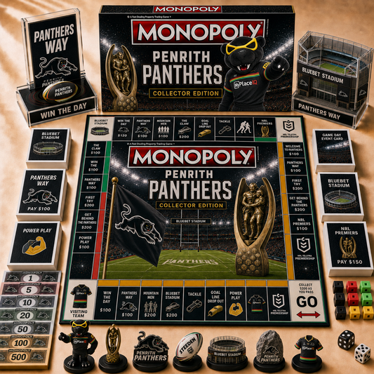 Premium NRL PP Hall of Fame Monopoly Collector’s Edition Board Game V12