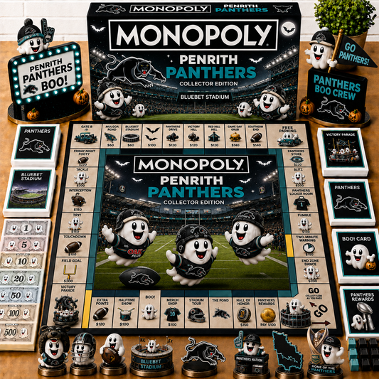 Premium NRL PP Halloween Ghost Monopoly Collector’s Edition Board Game V6