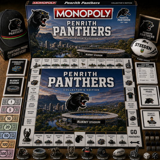 Premium NRL PP Legacy Monopoly Collector’s Edition Board Game V2