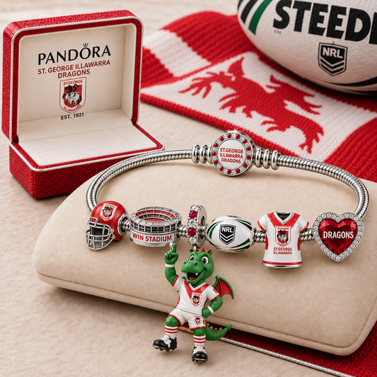 Premium NRL SGID Gold Charm Bracelet Set