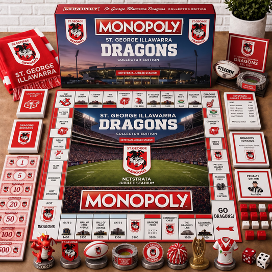Premium NRL SGID Monopoly Collector Edition Board Game