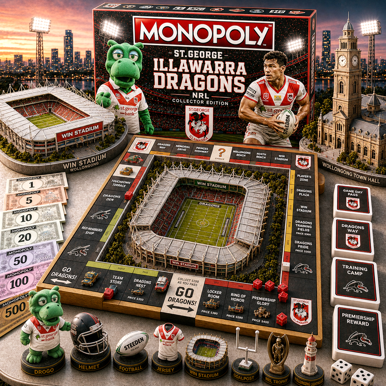 Premium NRL SIGD Pride Monopoly Collector’s Edition V11