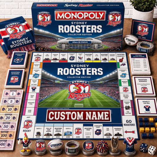 Premium NRL SR Collector’s Edition Board Game Custom name