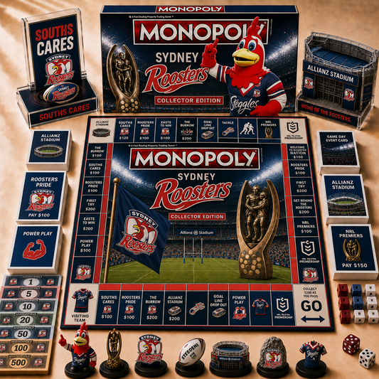Premium NRL SR Hall of Fame Monopoly Collector’s Edition Board Game V12