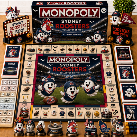 Premium NRL SR Halloween Ghost Monopoly Collector’s Edition Board Game V6