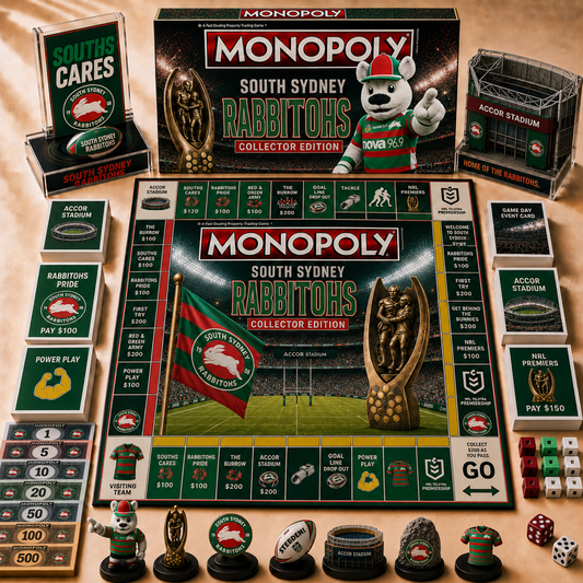 Premium NRL SSR Hall of Fame Monopoly Collector’s Edition Board Game V12