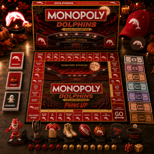 Premium NRL TD Halloween Stadium Monopoly Collector’s Edition Board Game V10