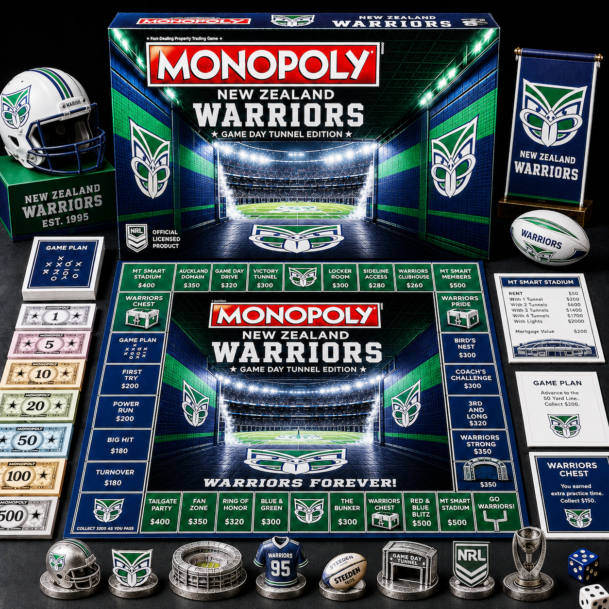 Premium NRL WAR Game Day Tunnel Broad Game V8