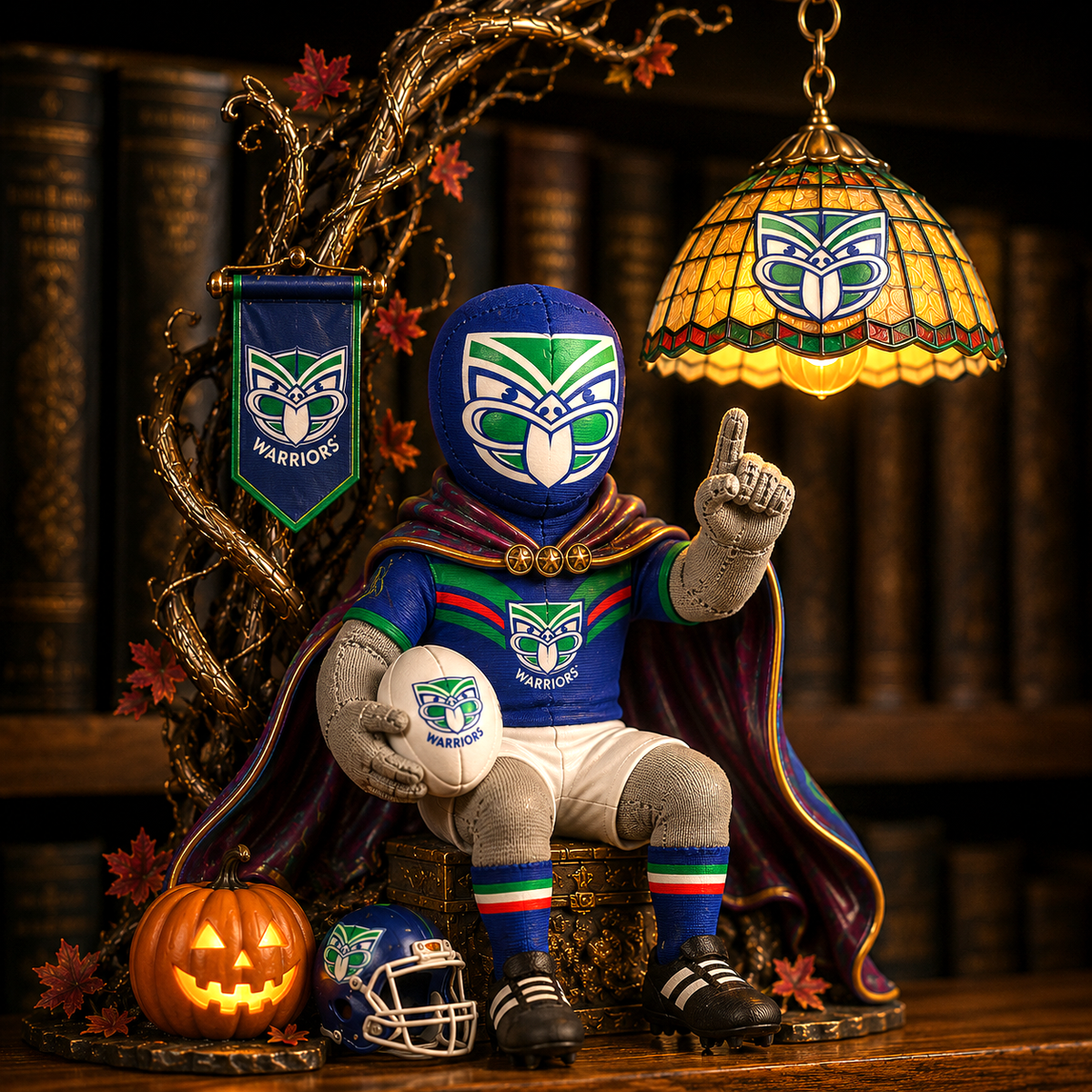 Premium NRL WAR Halloween Bookshelf Figurines Lamp