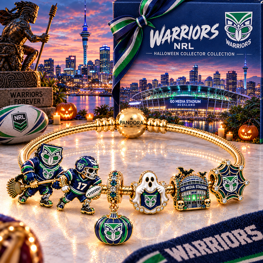 Premium NRL WAR Halloween Gold Charm Bracelet Set V4