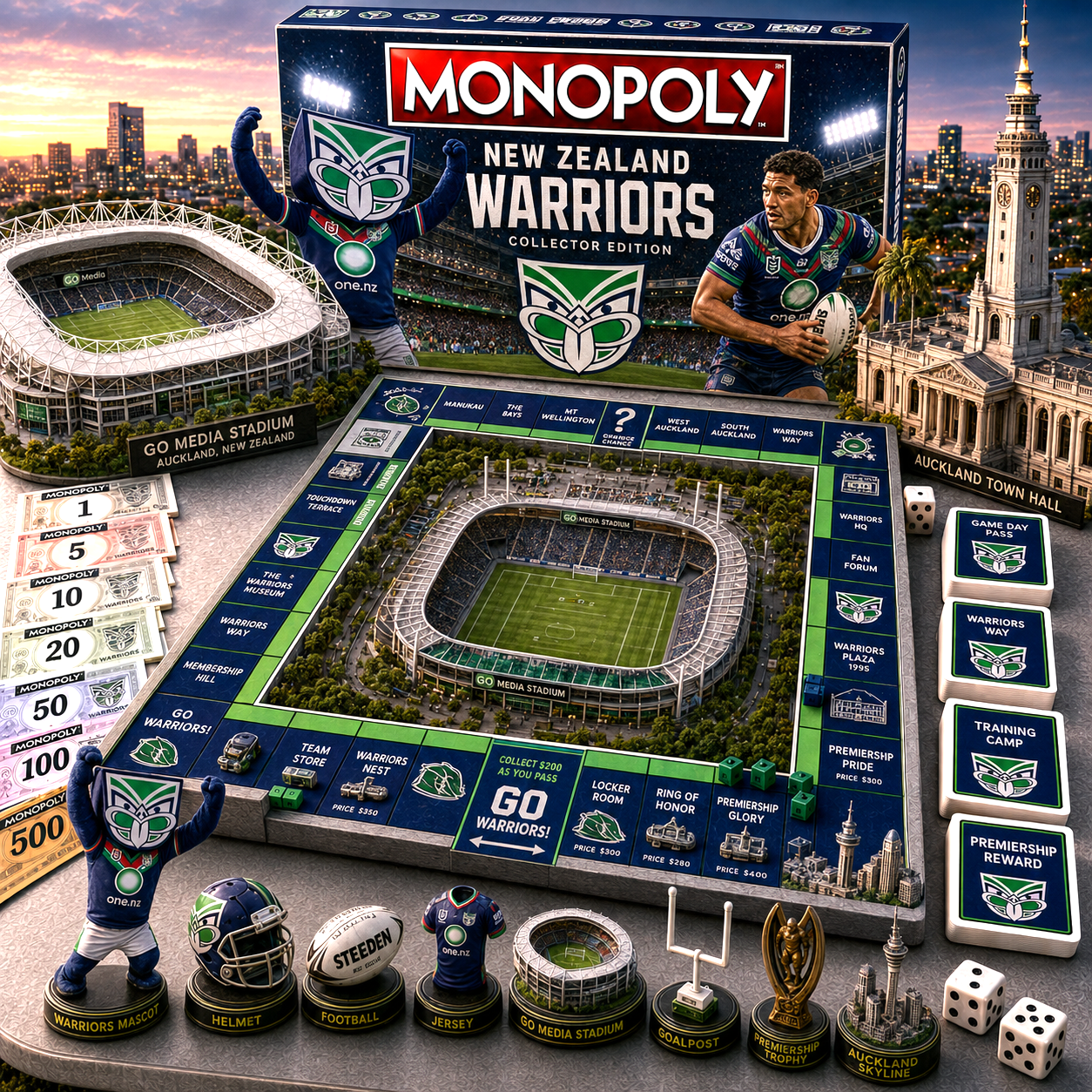Premium NRL WAR Pride Monopoly Collector’s Edition V11