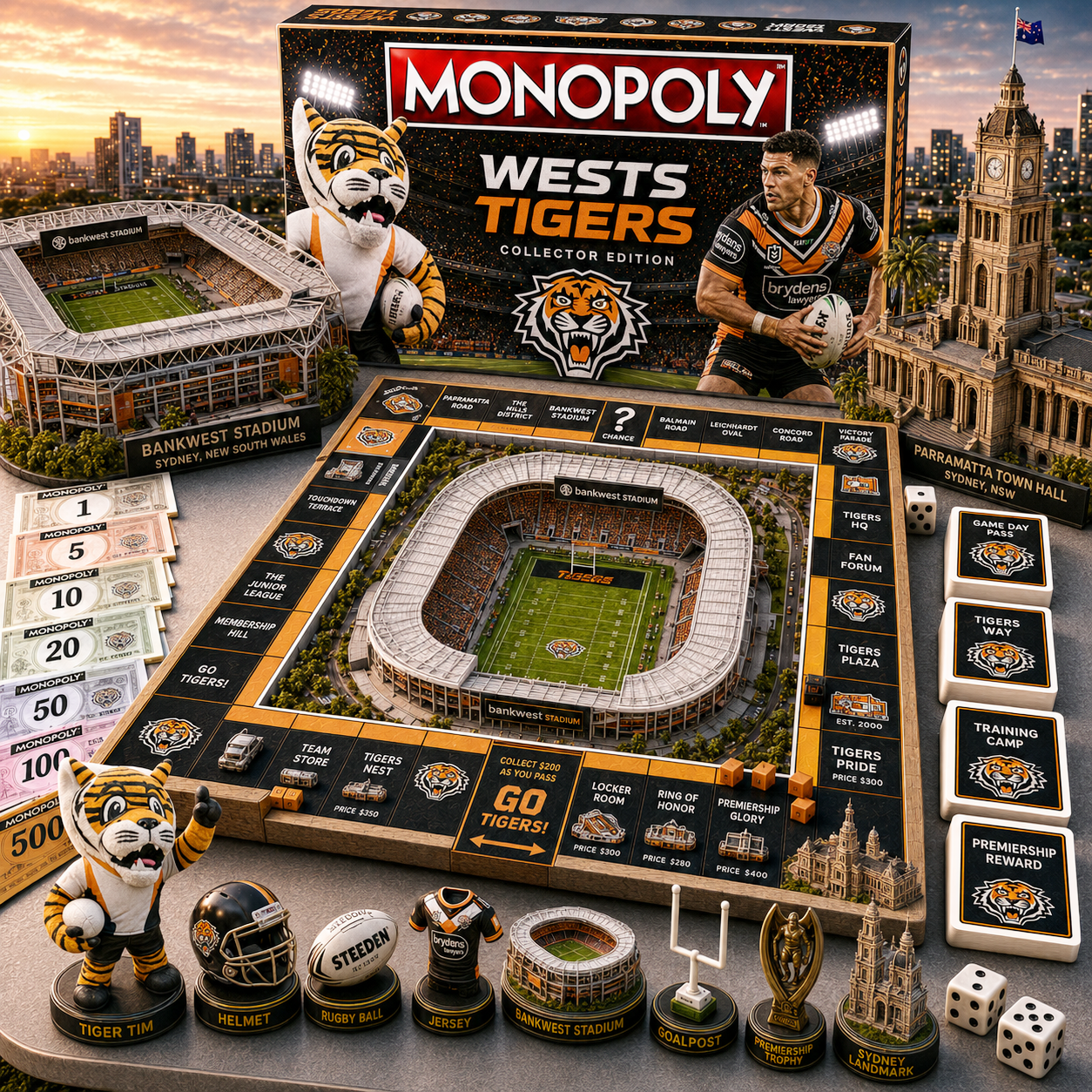 Premium NRL WT Pride Monopoly Collector’s Edition V11