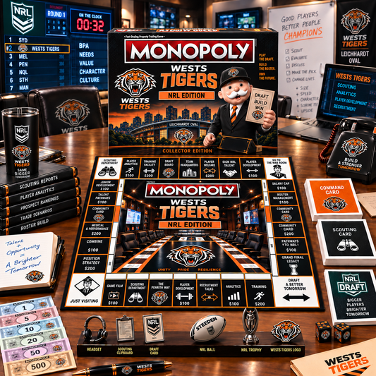 Premium NRL WT War Room Collector’s Edition Board Game V14