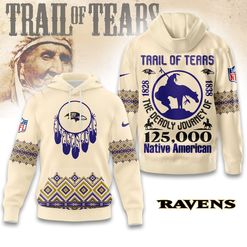 Premium NFL X BATI Trail of Tears 3D Shirt NDT NHM2511