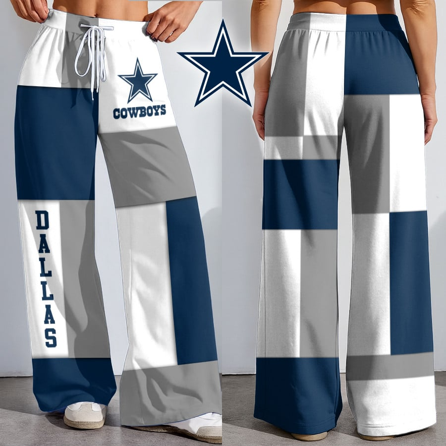 Premium NFL X DAL  Color Block Football High-Stretch Casual Pants NDT NHM 181125