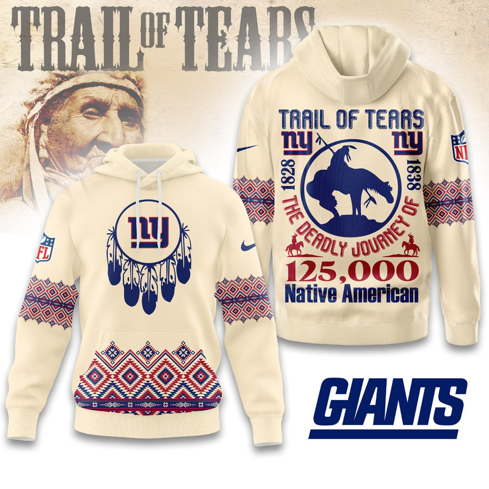 Premium NFL X NYG Trail of Tears 3D Shirt NDT NHM2511