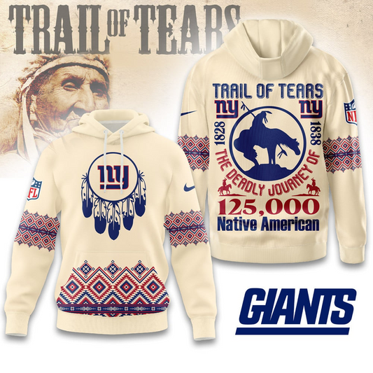 Premium NFL X NYG Trail of Tears 3D Shirt NDT NHM2511