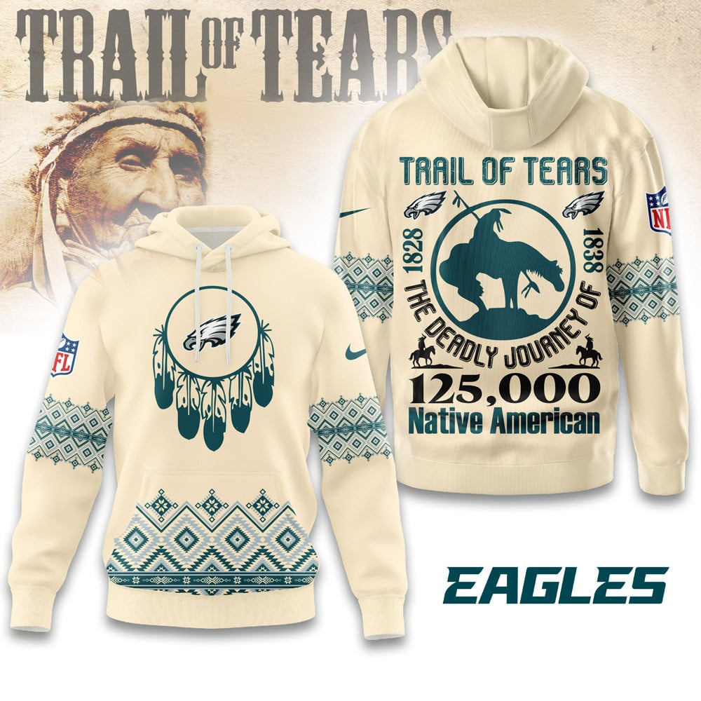 Premium NFL X PHI Trail of Tears 3D Shirt NDT NHM2511