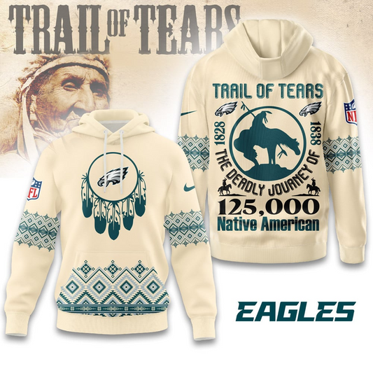 Premium NFL X PHI Trail of Tears 3D Shirt NDT NHM2511
