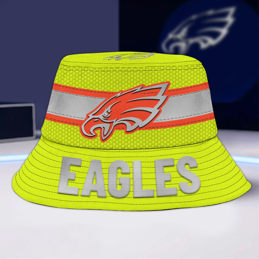 Premium NFL x PHI Hi-Vis Reflective Bucket Hat NDT LVH 071225