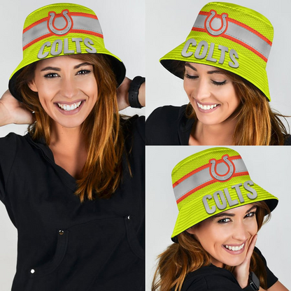 Premium NFL x COL  Hi-Vis Reflective Bucket Hat NDT LVH 071225