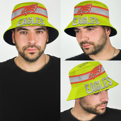 Premium NFL x PHI Hi-Vis Reflective Bucket Hat NDT LVH 071225
