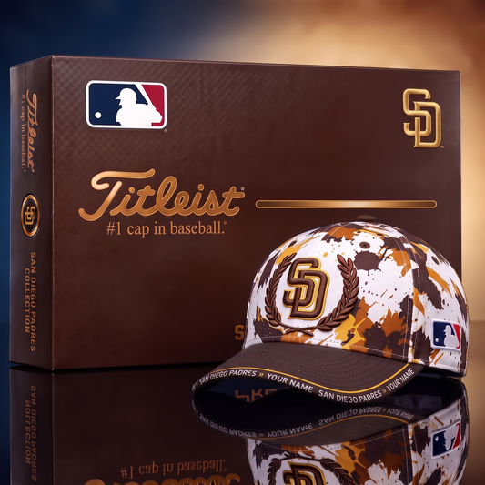 SD  X Premium MLB Titleist Baseball Cap with Gift Box
