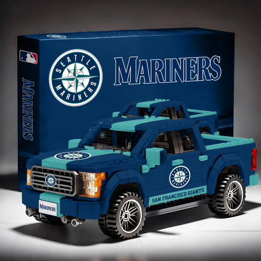 SEA X MLB Pickup Truck Building Block Set