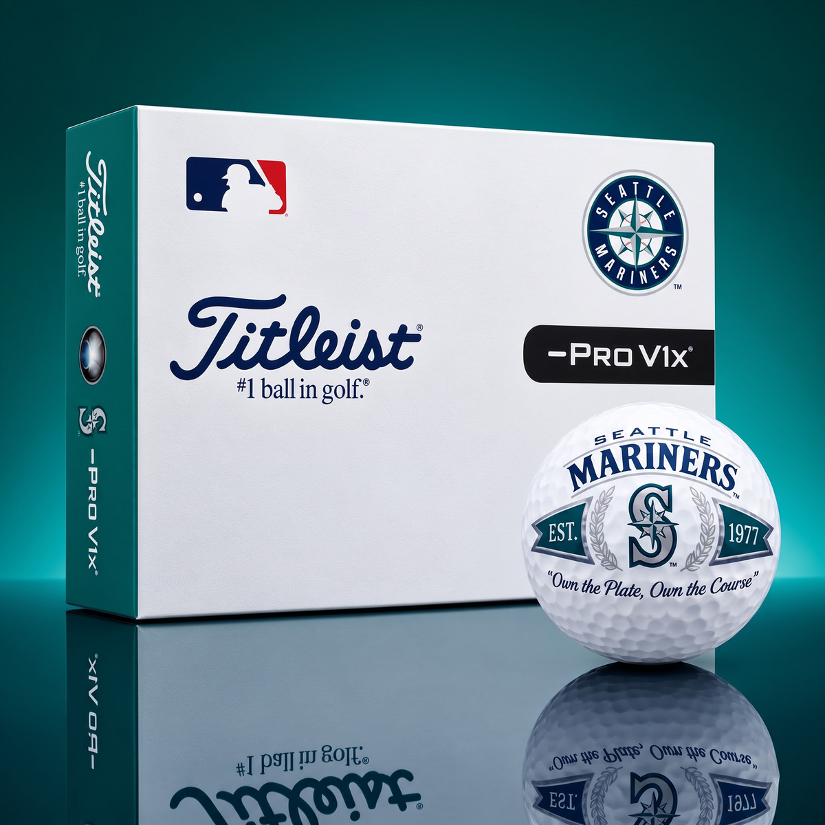SEA X MLB Titleist Golf Balls - Personalized Football Fan Gift