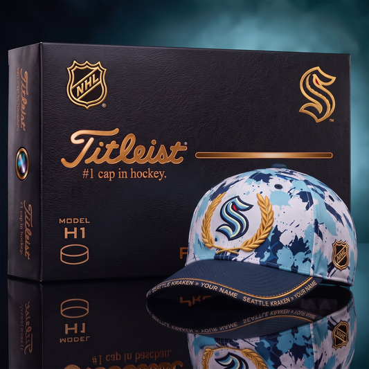 SEA X Premium NHL Titleist Baseball Cap with Gift Box