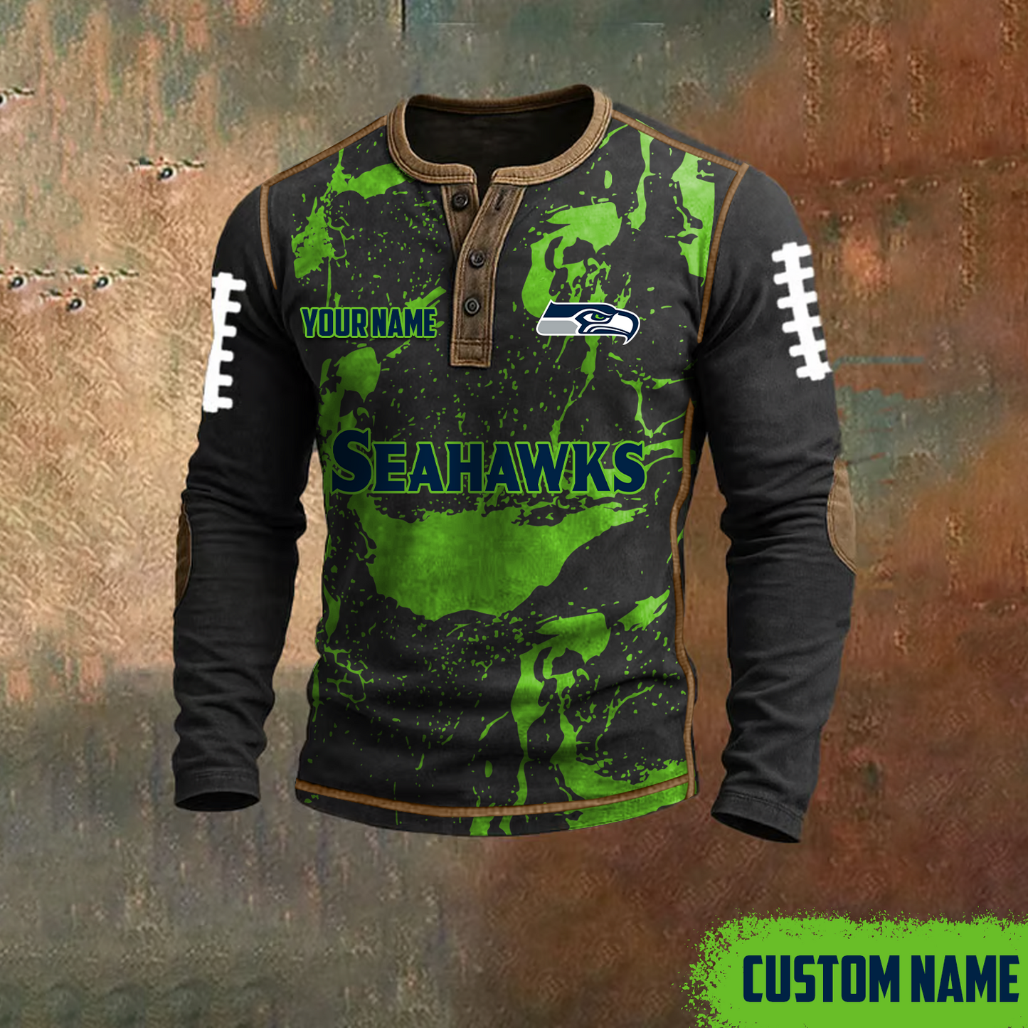 SEA x NFL LONG SLEEVE SHIRT DATND TANTD