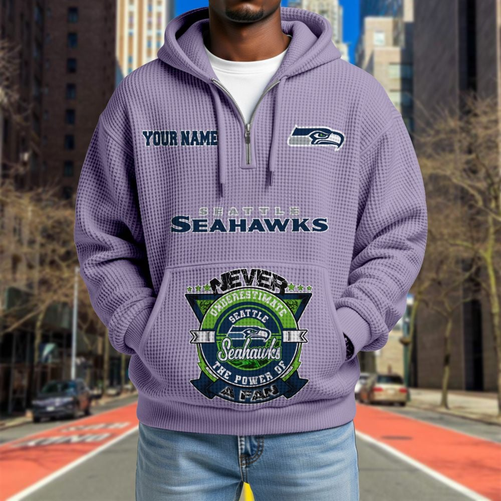 SEA x NFL Waffle Hoodie DATND TANTD