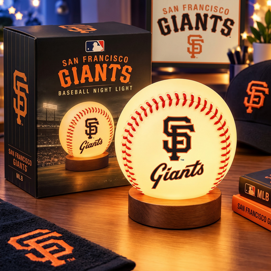 SF X MLB Baseball Night Light Lamp