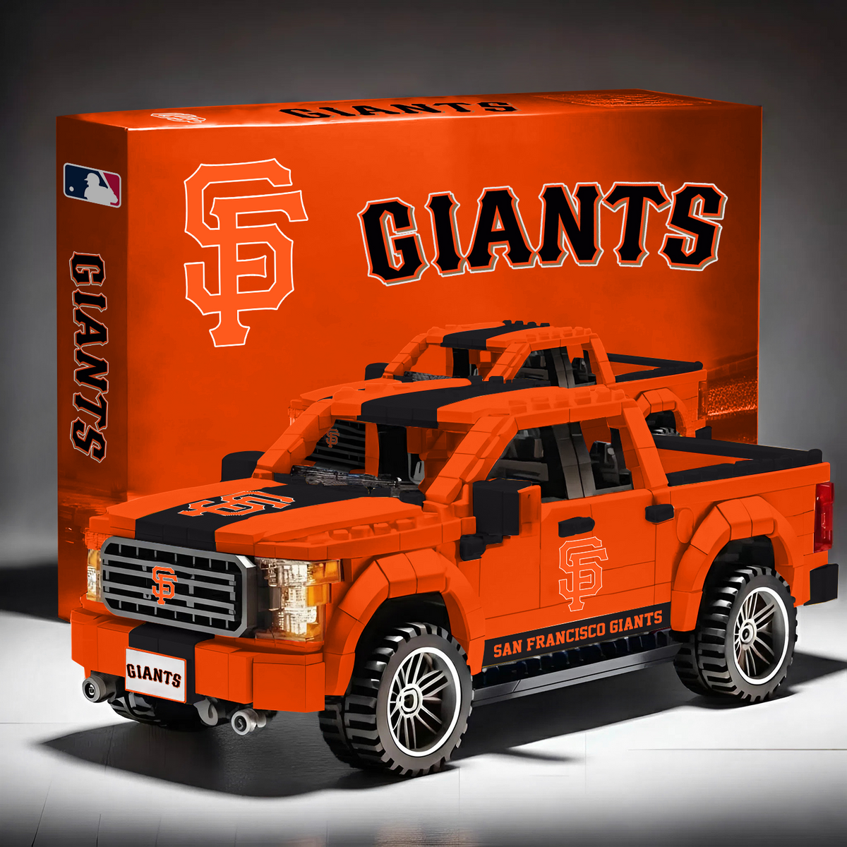 SF X MLB Pickup Truck Building Block Set