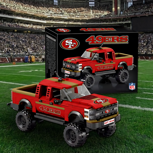 SF X NFL Raptor pickup truck building block set 0512 NAK NHT