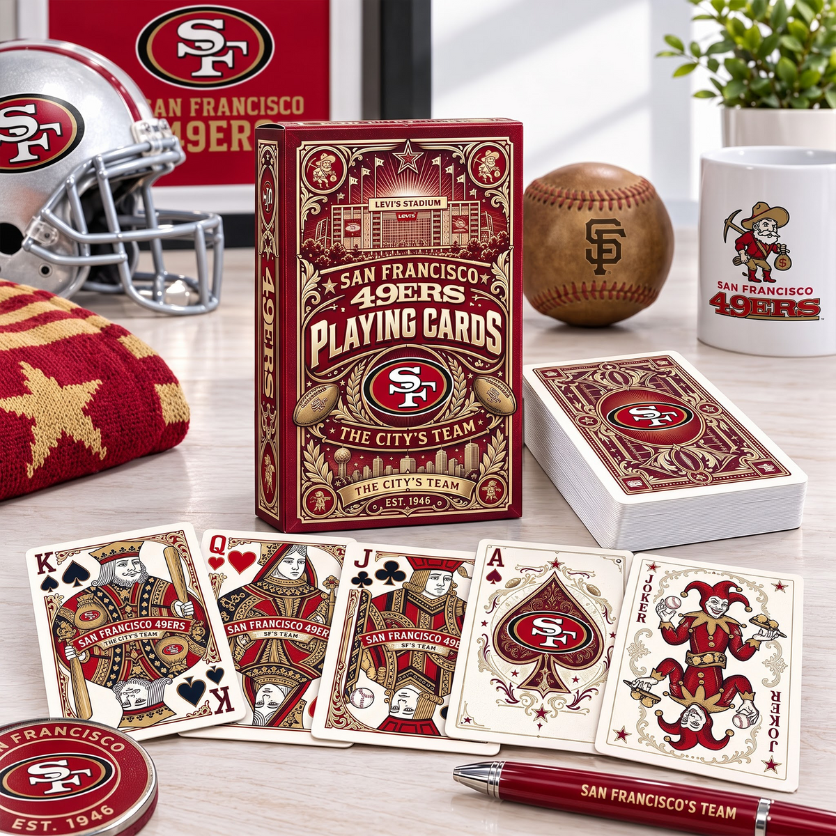 SF X Premium NFL Playing Card Box Set