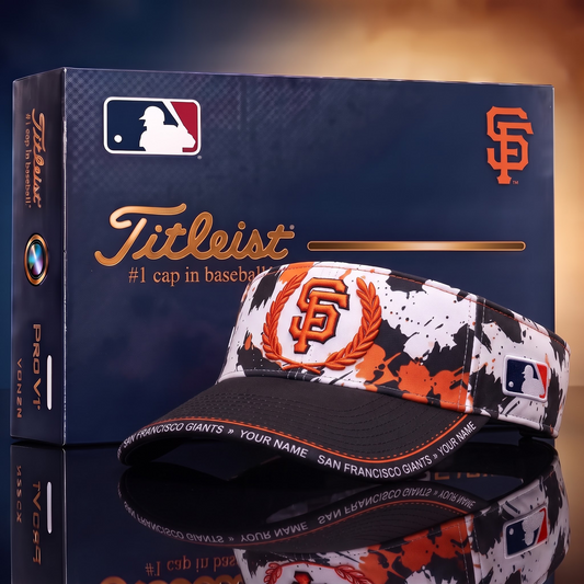 SF X Premium Titleist Visor Hat with Premium Gift Box