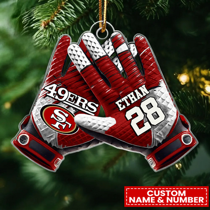 SF x NFL Customized Christmas Acrylic Ornament DATND TANTD