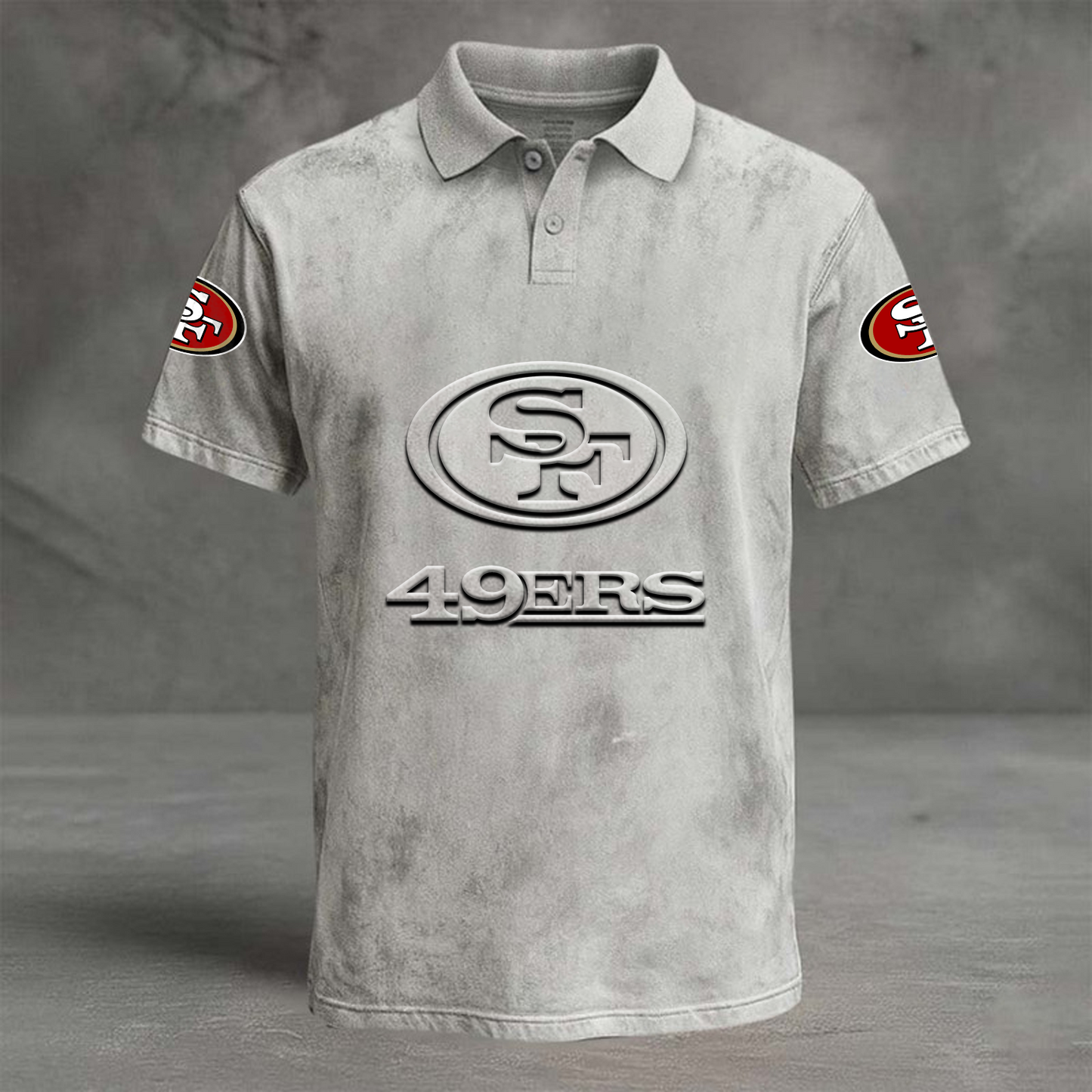 SF x NFL Embossed Polo Shirt DATND TANTD