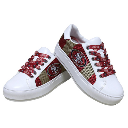SF x NFL Lace-Up Sparkle Sneaker DatND DVT
