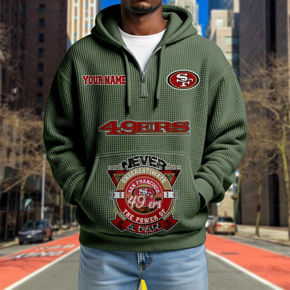 SF x NFL Waffle Hoodie DATND TANTD