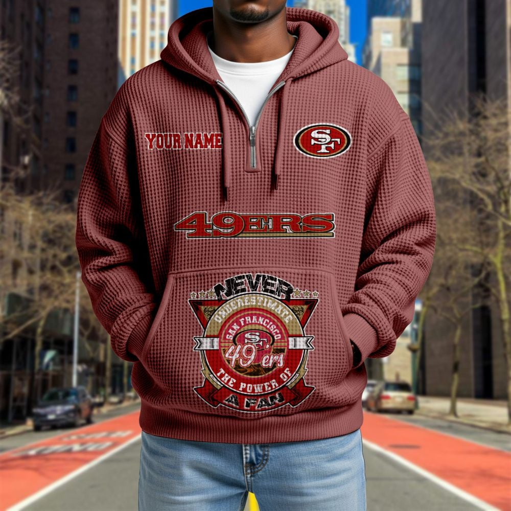 SF x NFL Waffle Hoodie DATND TANTD